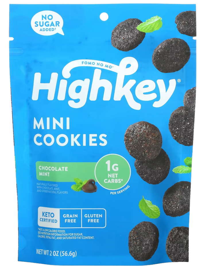 Chocolate Mint Mini Cookies