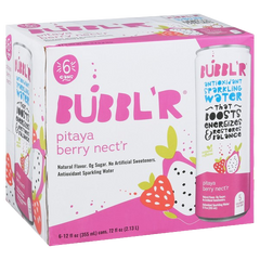 Pitaya Berry Nect'r Sparkling Water (6 Pack)