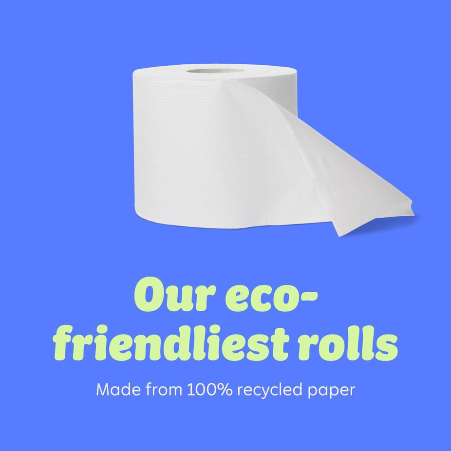100% Recycled Toilet Paper (6 Pack)