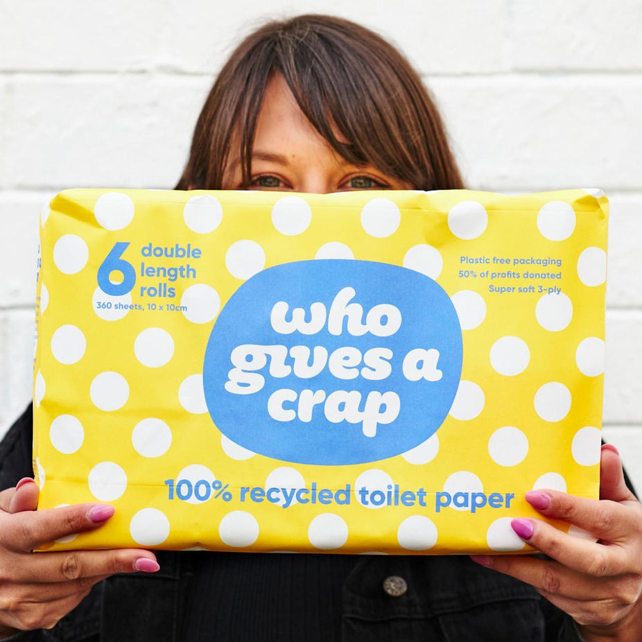 100% Recycled Toilet Paper (6 Pack)