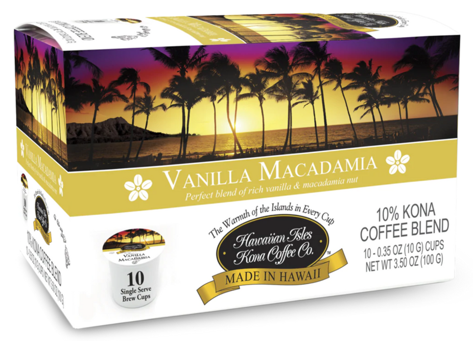 Vanilla Macadamia Nut Single Serve Coffee