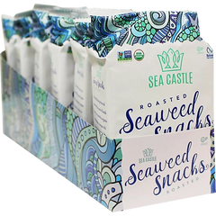 Organic Roasted Seaweed With Sea Salt (12 Pack)