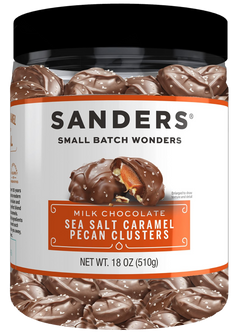 Sea Salt & Caramel Milk Chocolate Pecan Clusters