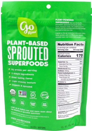 Organic Sprouted Pumpkin Seeds