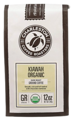 Organic Kiawah Dark Roast Ground Coffee
