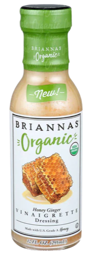 Dressing Honey Ginger Vinaigrette Organic