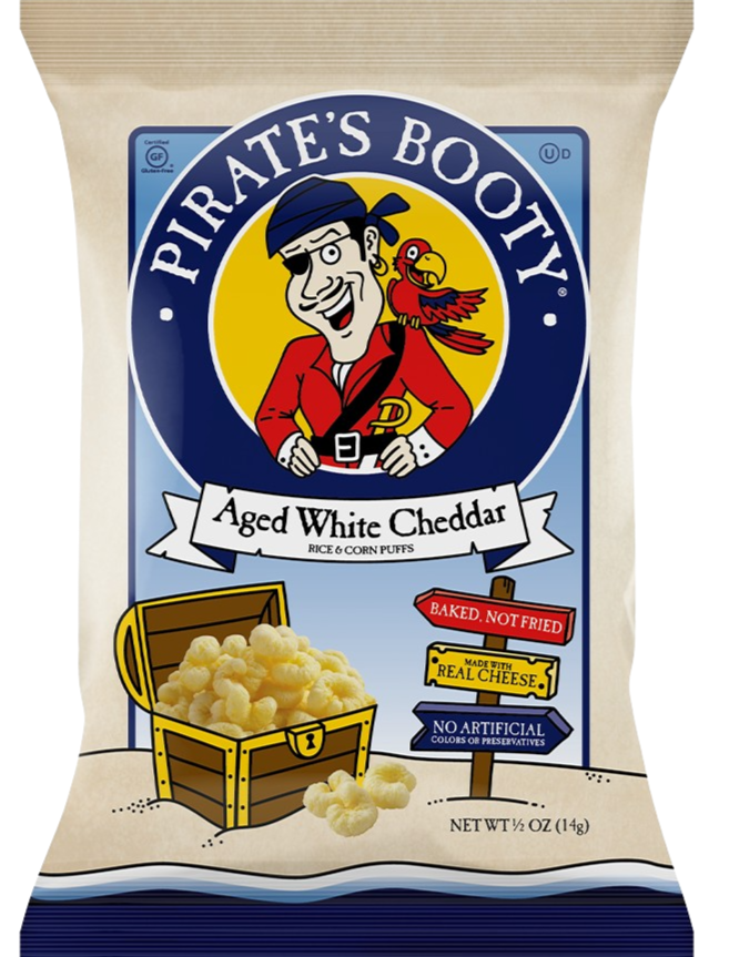 Pirate Booty Aged White Cheddar Popcorn