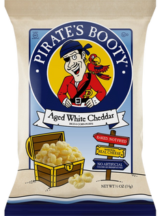Pirate Booty Aged White Cheddar Popcorn