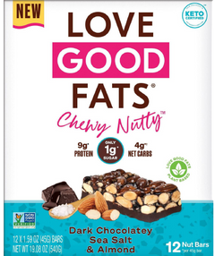 Casepack of 12 Dark Chocolate Sea Salt Almond Protein Bars