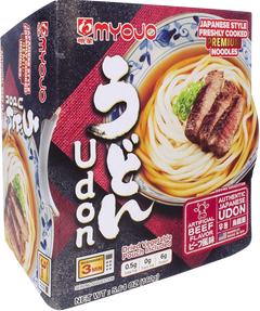 Udon Beef Soup Bowl (6 Pack)