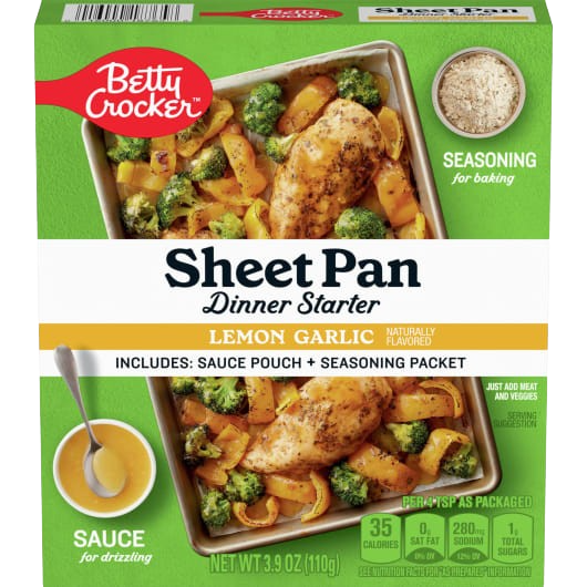 Lemon Garlic Sheet Pan Dinner Starter