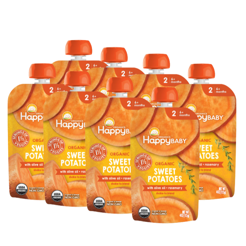 Organic Sweet Potato With Olive Oil Stage 2 Baby Food