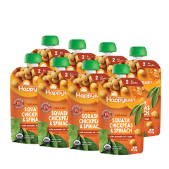 Organic Squash, Chickpea & Spinach Stage 2 Baby Food