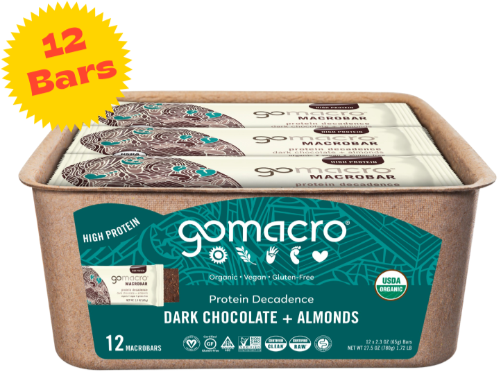 Dark Chocolate & Almond Marcobar (12 Pack)
