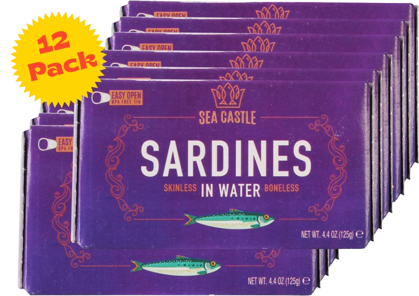 Sardines In Water Skinless & Boneless (12 Pack)