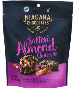 Dark Chocolate Salted Almond Clusters