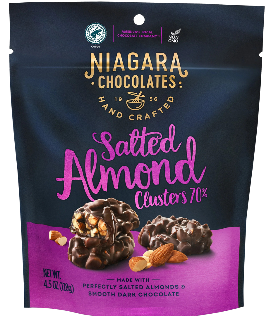 Dark Chocolate Salted Almond Clusters