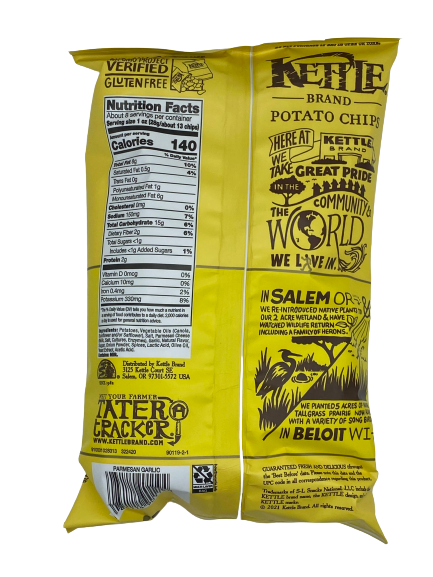 Kettle Chips Garlic Parm