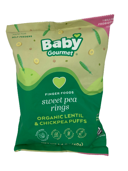 Sweet Pea Rings Baby Snack