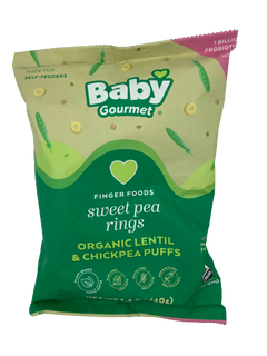 Sweet Pea Rings Baby Snack