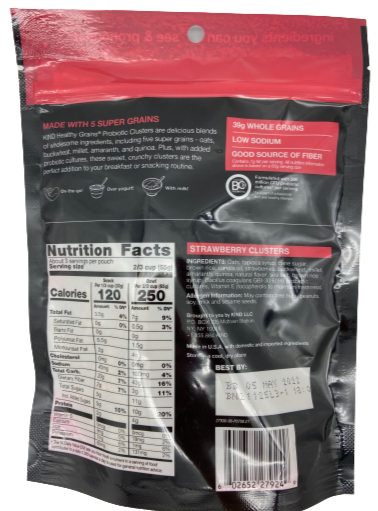 Strawberry Probiotic Clusters