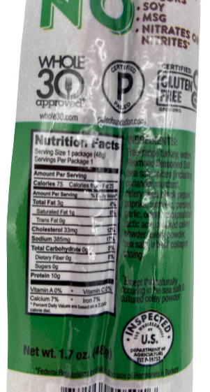 Turkey Snack Stick
