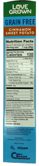 Cereal Cinnamon Sweet Potato