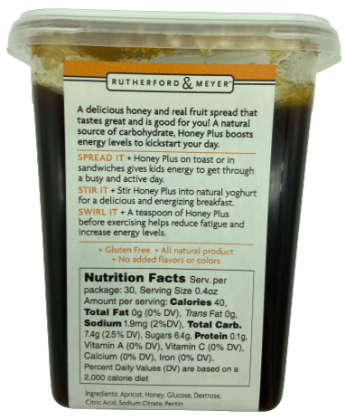 Honey and Apricot Spread