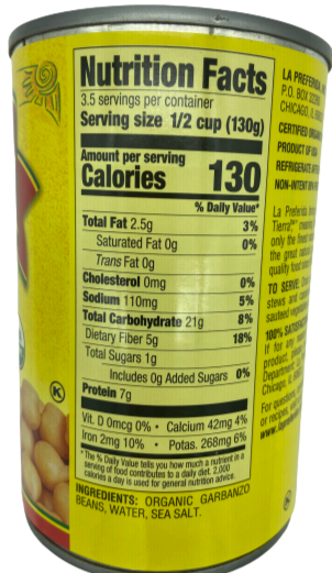 Organic Chick Peas
