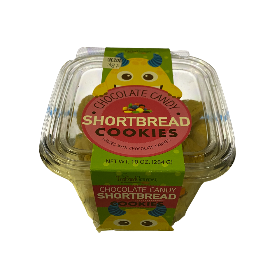 Chocolate Candy Shortbread Cookies