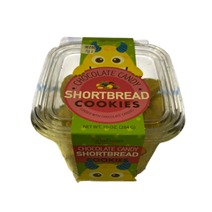 Chocolate Candy Shortbread Cookies