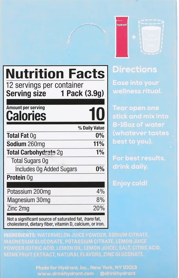 Watermelonade Hydration Drink Mix