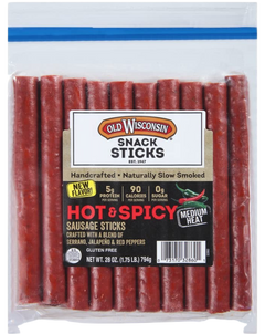Hot & Spicy Sausage Sticks