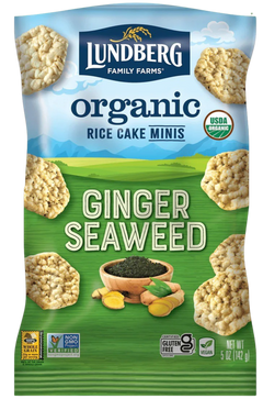 Organic Mini Ginger Seaweed Rice Cake