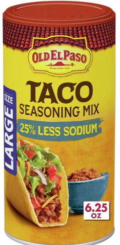 Less Sodium Taco Seasoning Mix