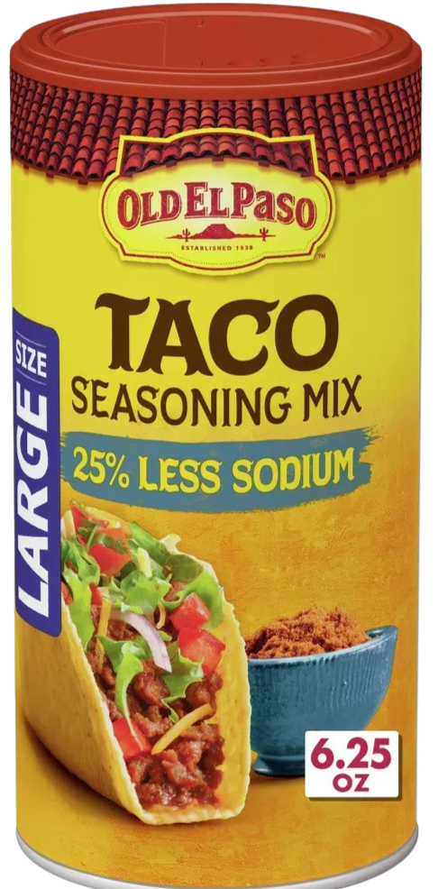Less Sodium Taco Seasoning Mix