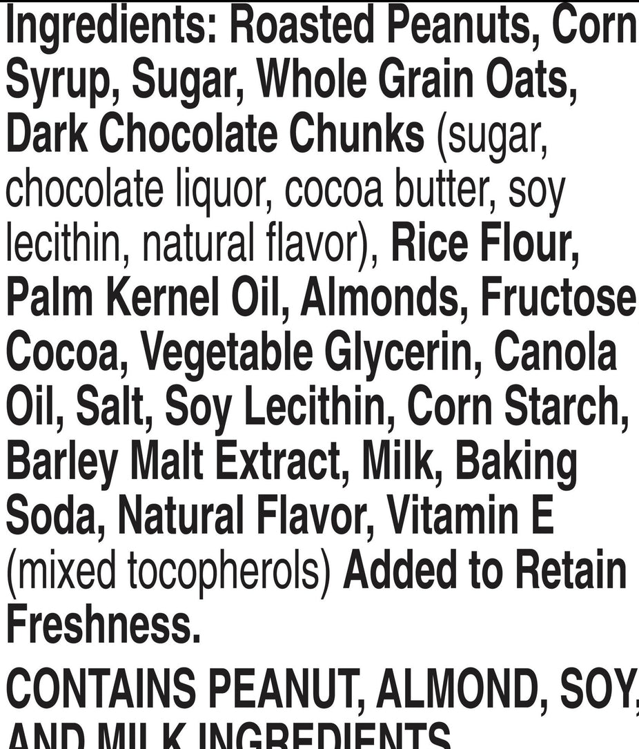 Sweet & Salty Dark Chocolate Peanut Almond Granola Bar (6 CT)