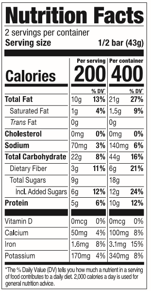 Case pack of 12 S'mores Bars