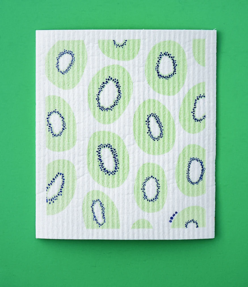 Compostable Sponge Cloth Pack - Fruit Pattern (4 Pack)