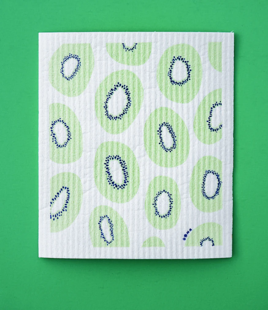 Compostable Sponge Cloth Pack - Fruit Pattern (4 Pack)