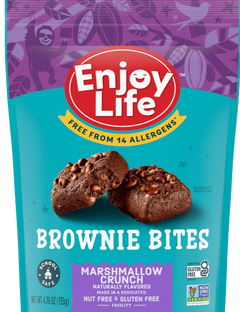 Marshmallow Crunch Brownie Bites