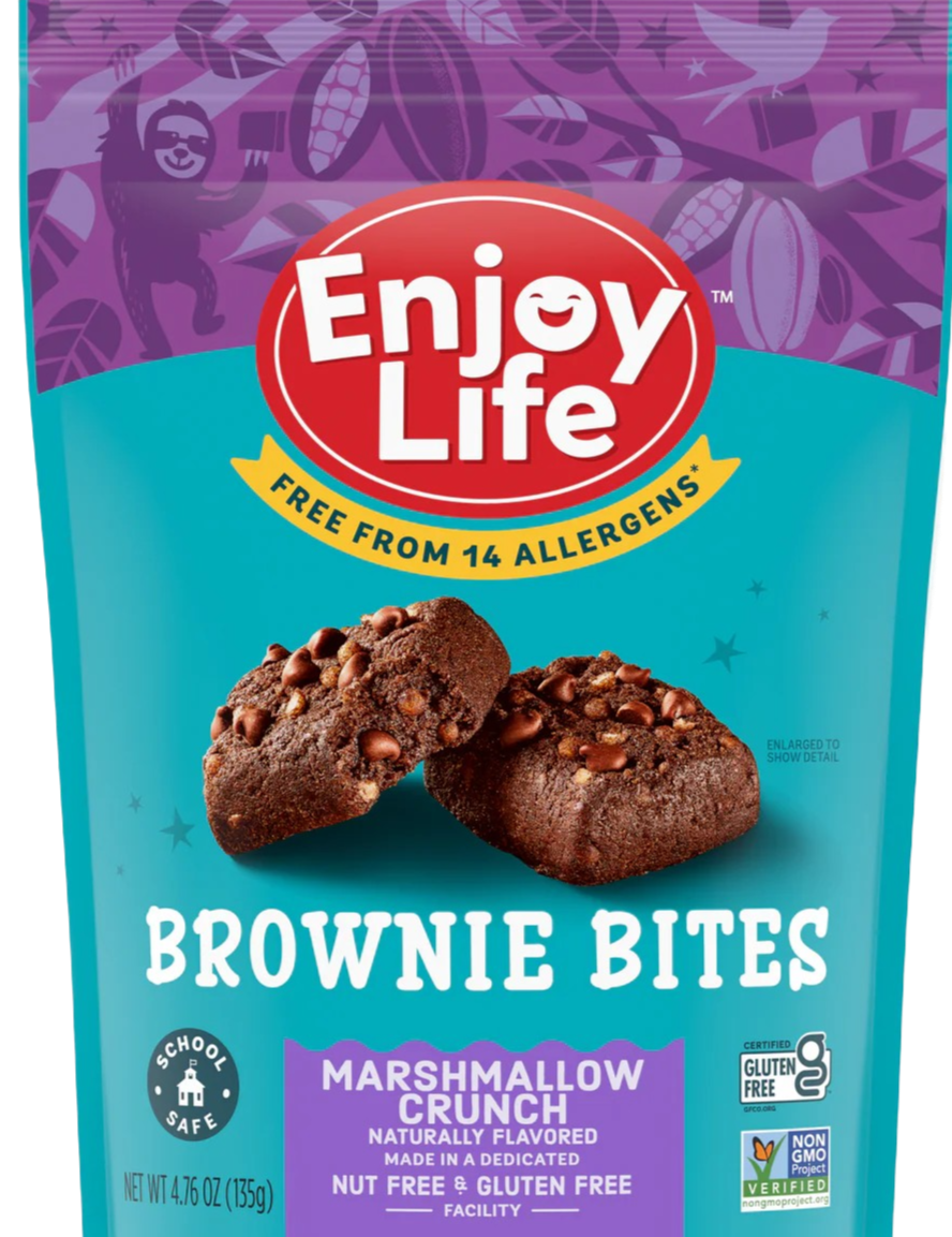 Marshmallow Crunch Brownie Bites