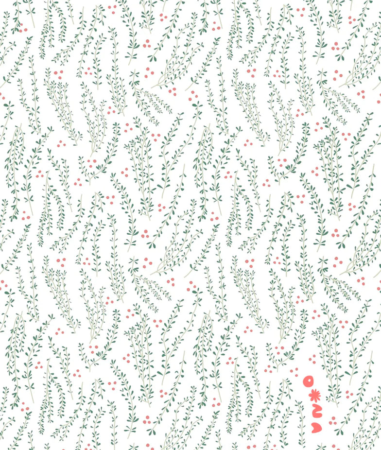 Compostable Sponge Cloth Pack - Rose & Thyme Pattern (2 Pack)