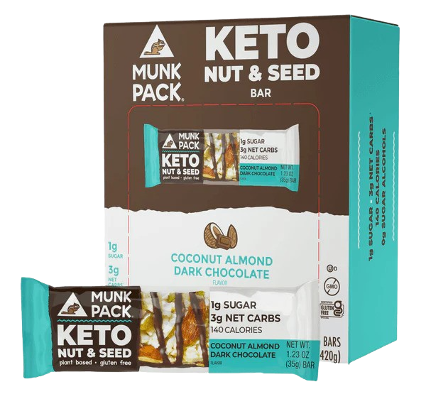Nut & Seed Coconut Almond Dark Chocolate Bar (12 Pack)