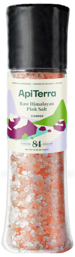 Raw Himalayan Pink Salt Grinder