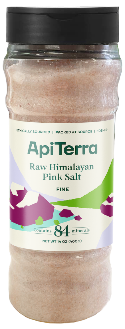 Fresh Look at Apiterra Raw Himalayan Pink Salt Shaker