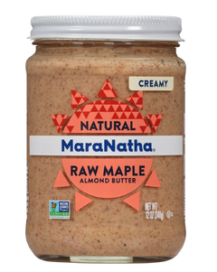 Maple Raw Almond Butter Creamy
