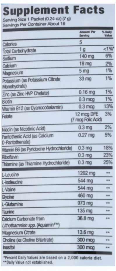 Blue Raspberry Hydration Powder Mix