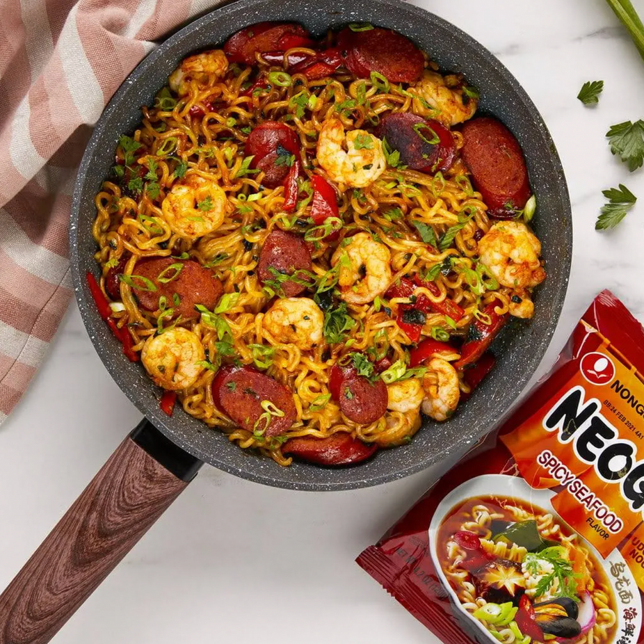 Spicy Seafood Noodles (10 Pack)