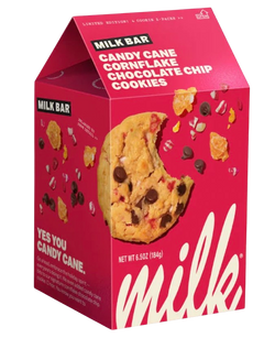 Candy Cane Chocolate Chip Cornflake Cookies